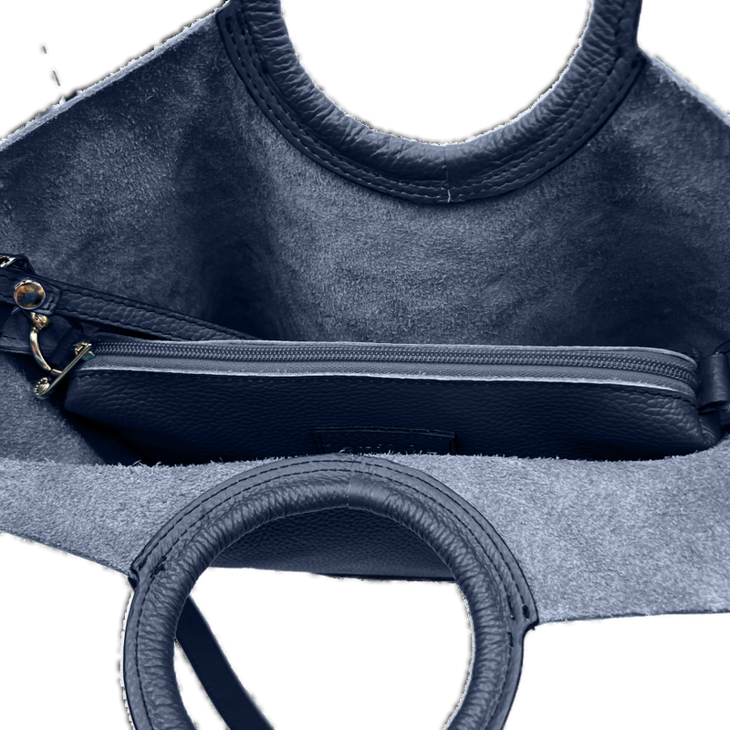 Bubble phone bag blu marine