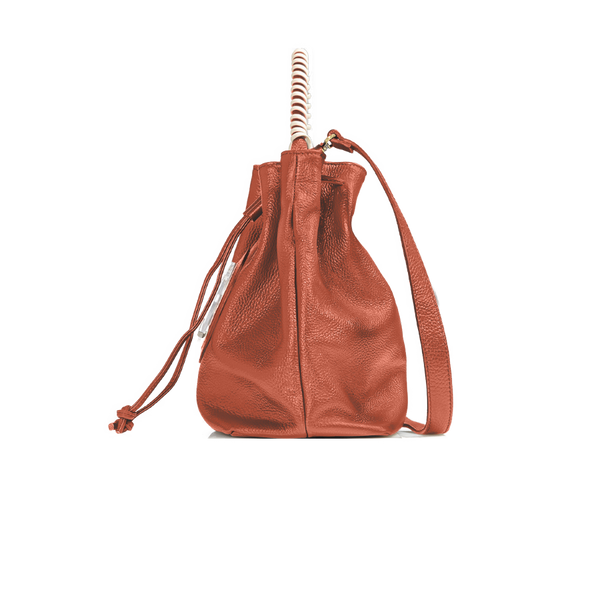 Bucket phone bag cotto
