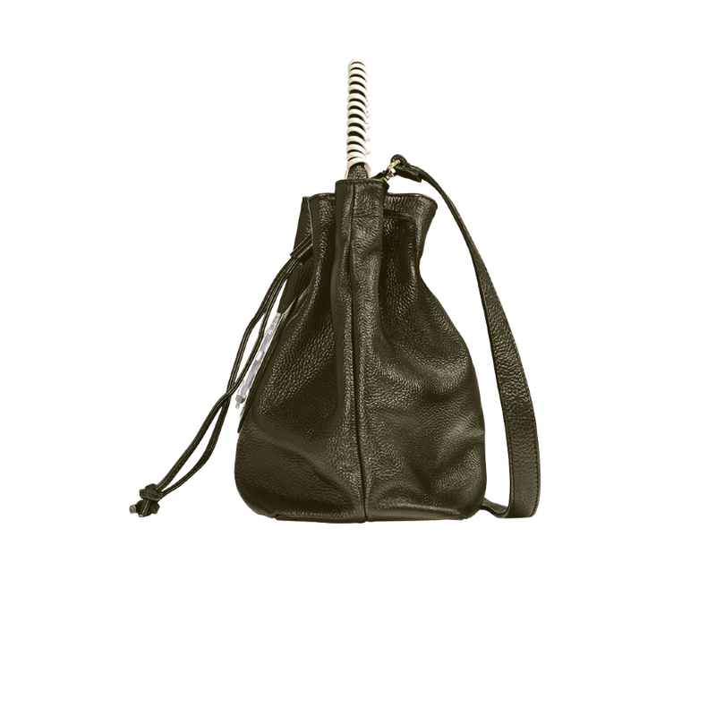 Bucket phone bag verde oliva