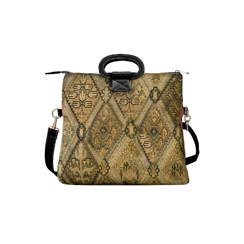Emma phone bag nero e arazzo