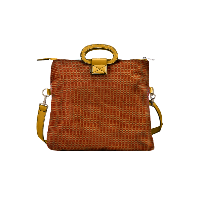 Emma phone bag senape e arancio