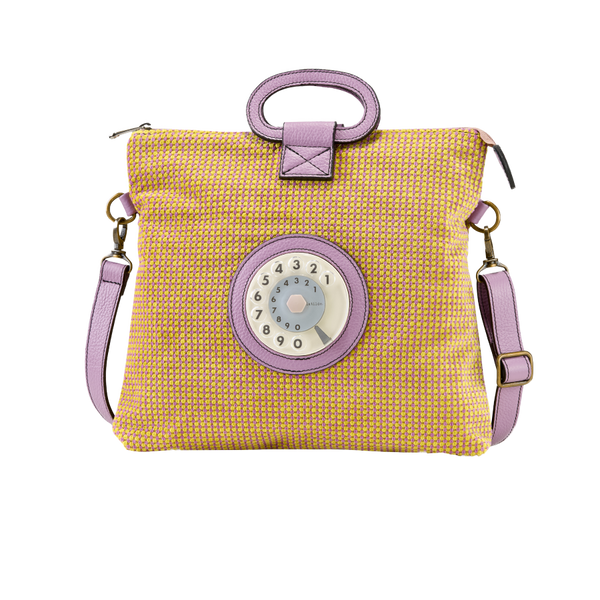 Emma phone bag lilla e lime