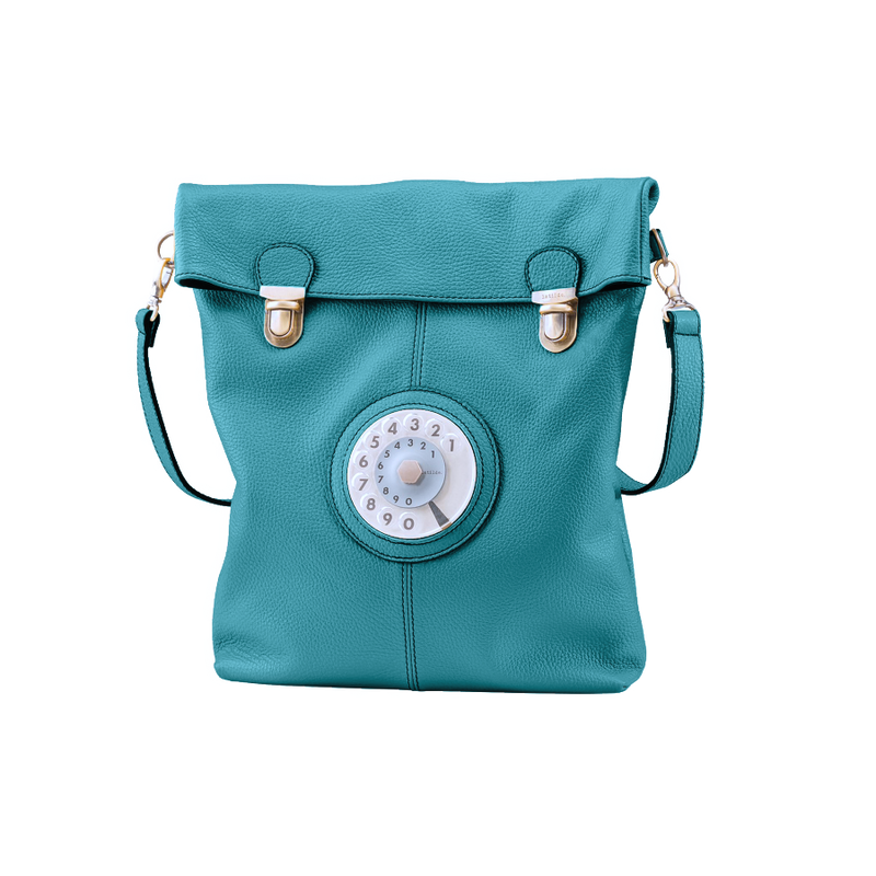 Zaino Flat phone bag turchese