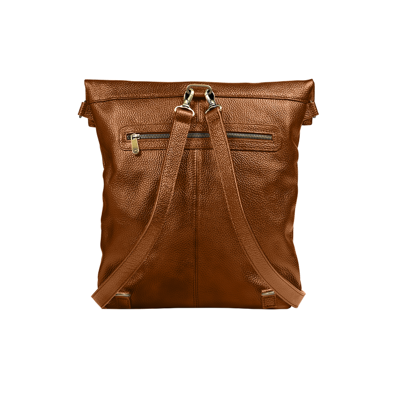 Zaino Flat phone bag caramello
