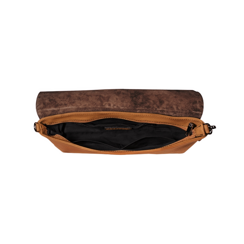 Letter phone bag caramello