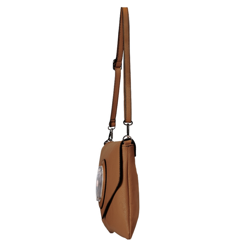 Letter phone bag caramello