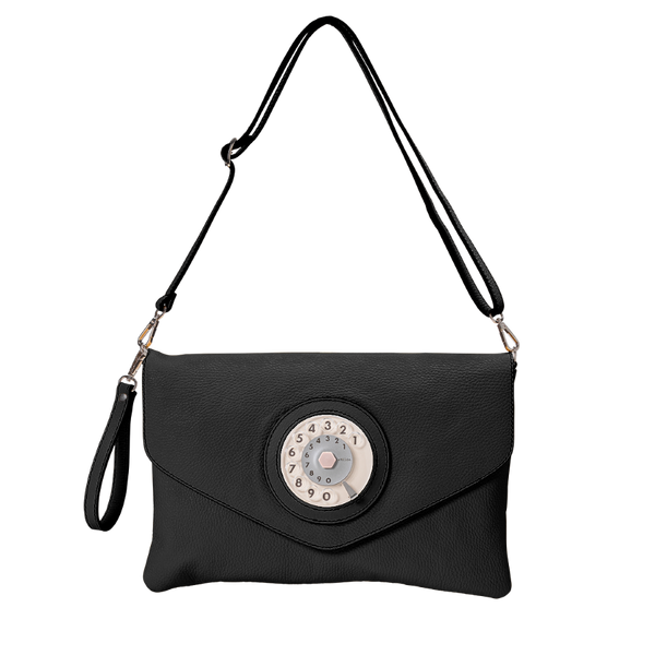 Letter phone bag nero