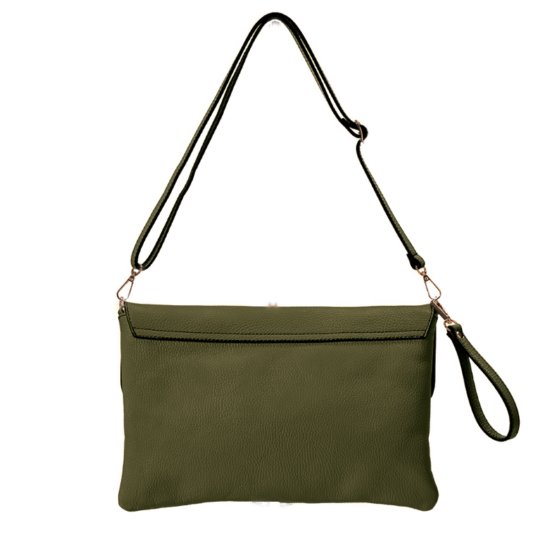 Letter phone bag verde oliva