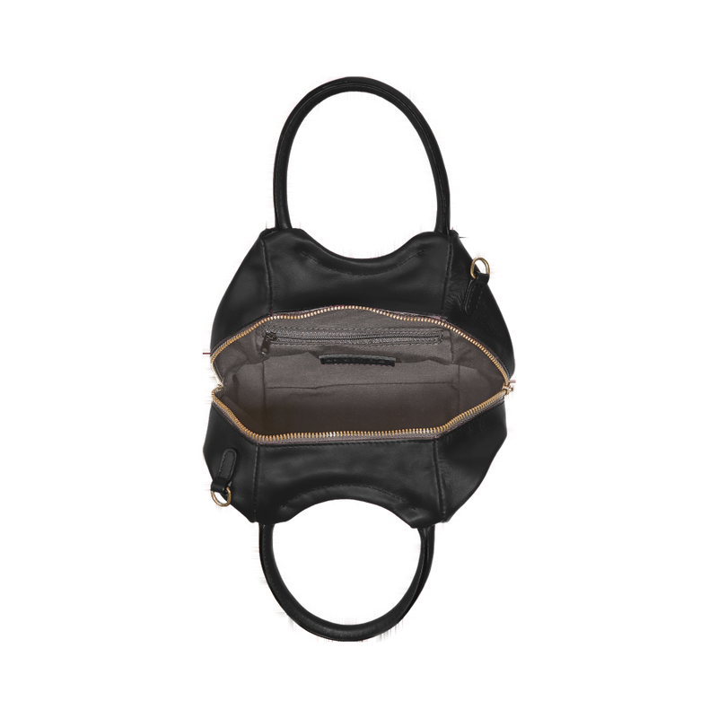 Mini Pagoda phone bag nero