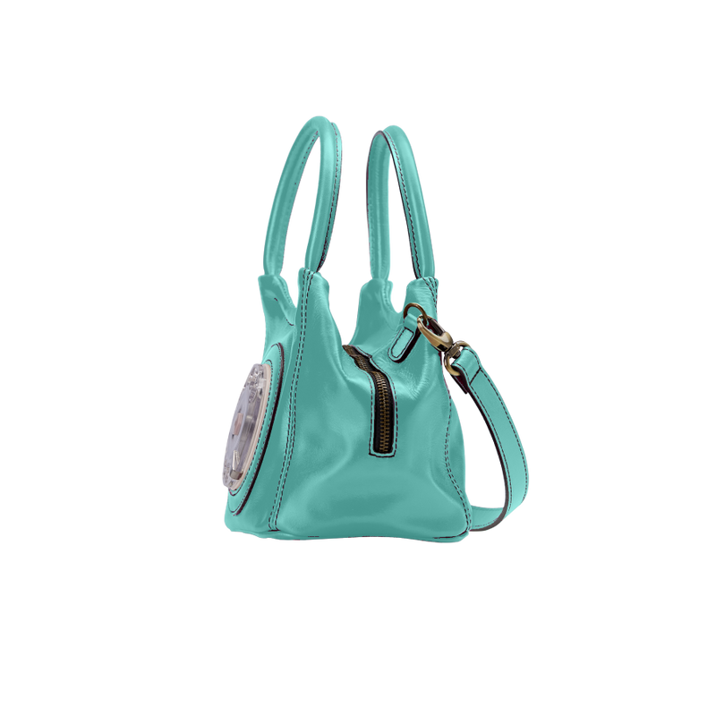 Mini Pagoda phone bag acqua