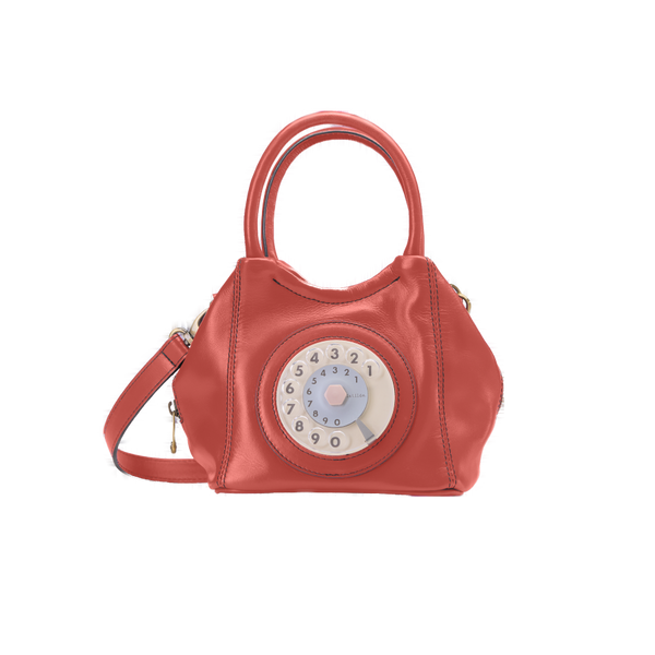Mini Pagoda phone bag cotto