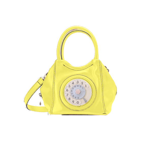 Mini Pagoda phone bag giallino