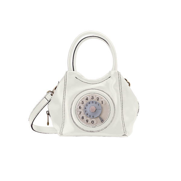 Mini Pagoda phone bag bianco