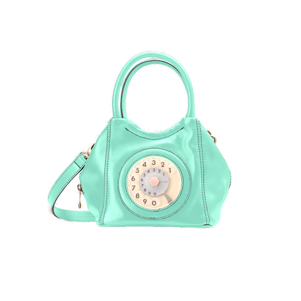 Mini Pagoda phone bag acqua