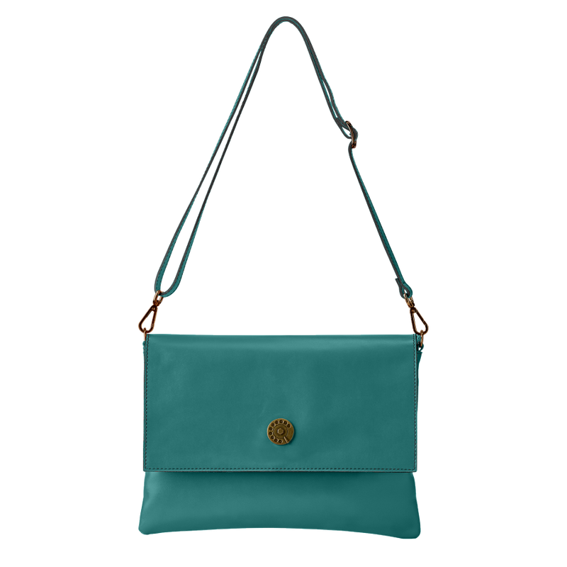 Pretty phone bag turchese