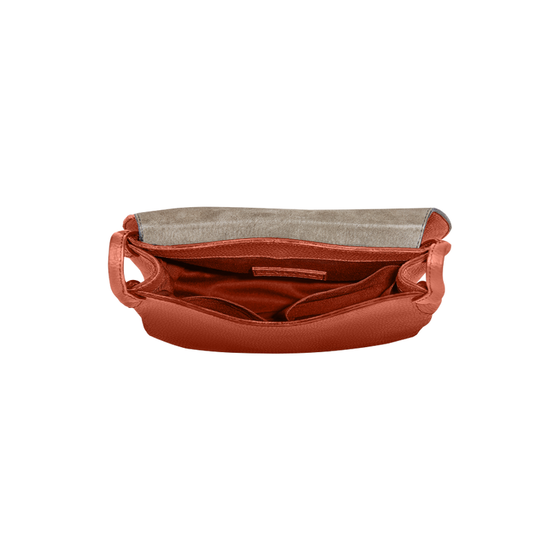 Saddle phone bag cotto