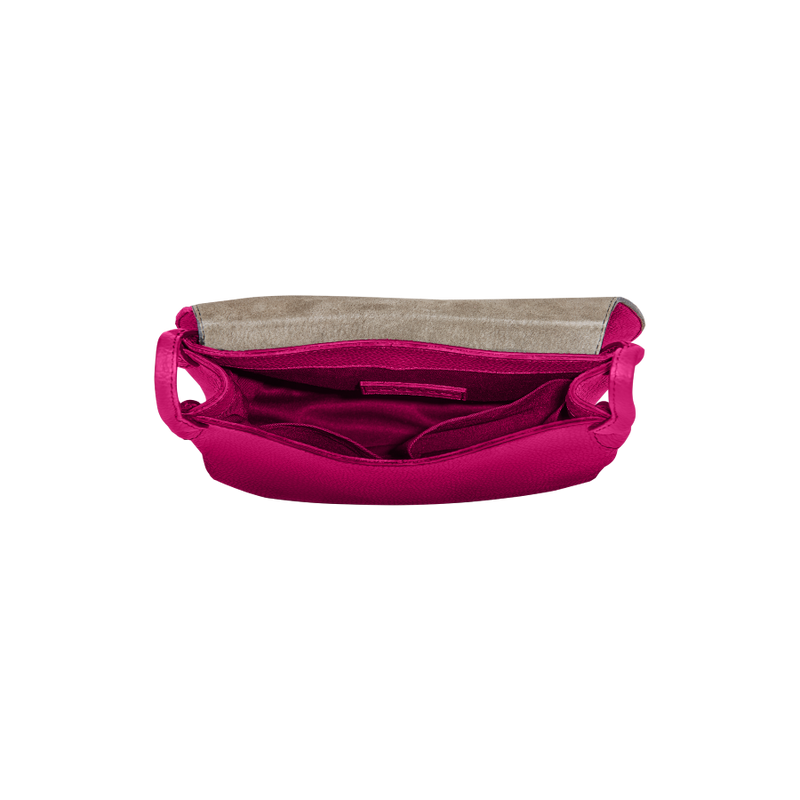 Saddle phone bag fucsia