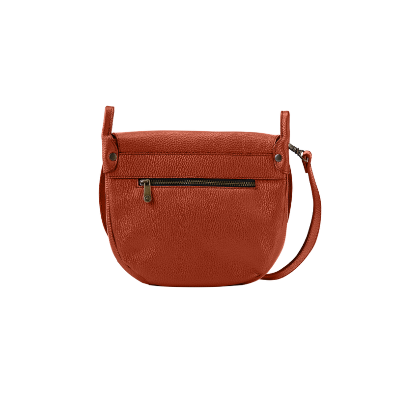 Saddle phone bag cotto