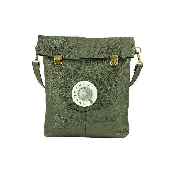 Zaino Flat phone bag verde oliva
