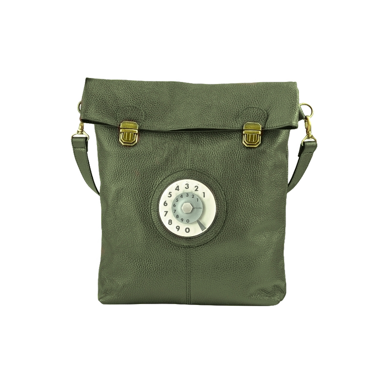Zaino Flat phone bag verde oliva