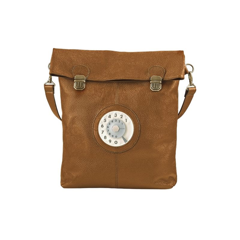 Zaino Flat phone bag caramello