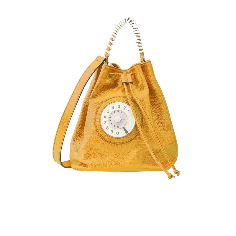 Mustard best sale bucket bag