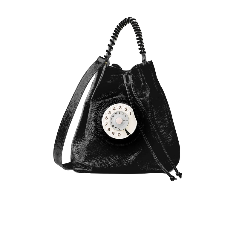 Bucket phone bag nero