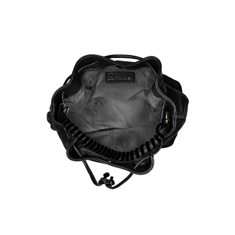 Bucket phone bag nero