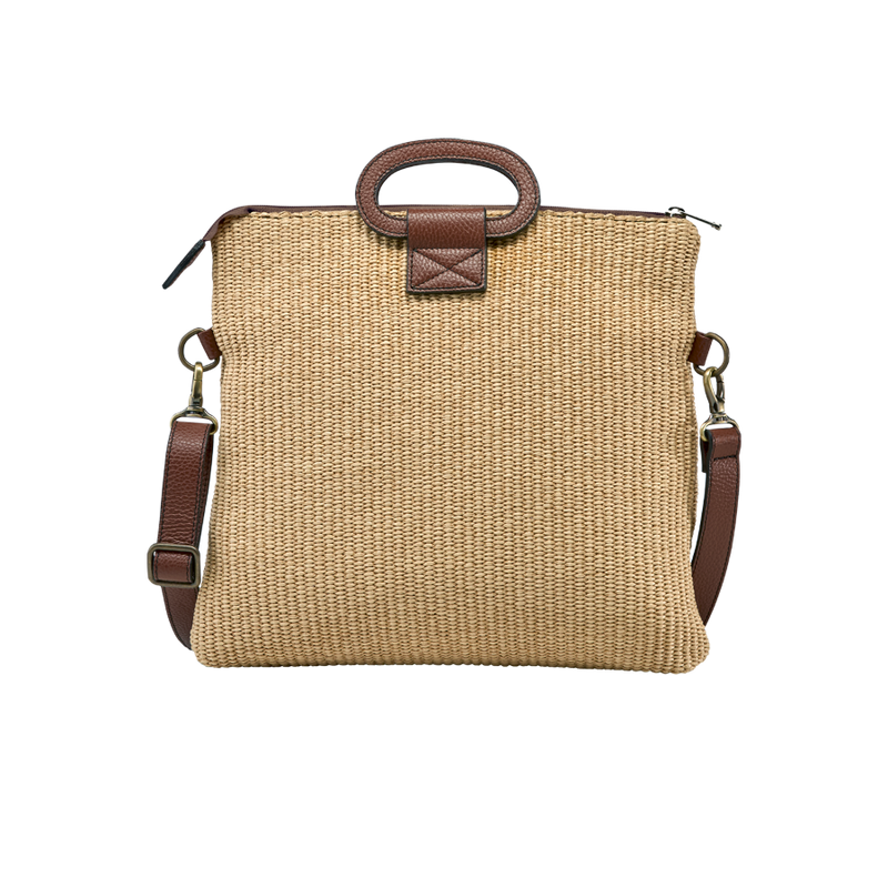 Emma ohone bag raffia red
