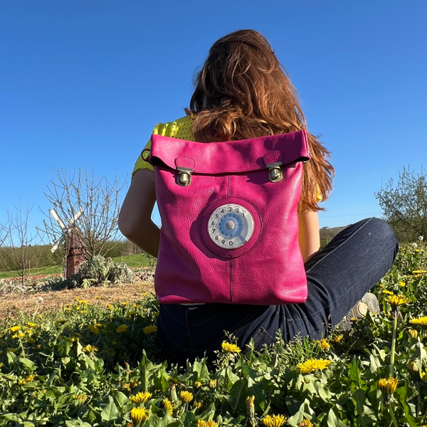 Zaino Flat phone bag fucsia