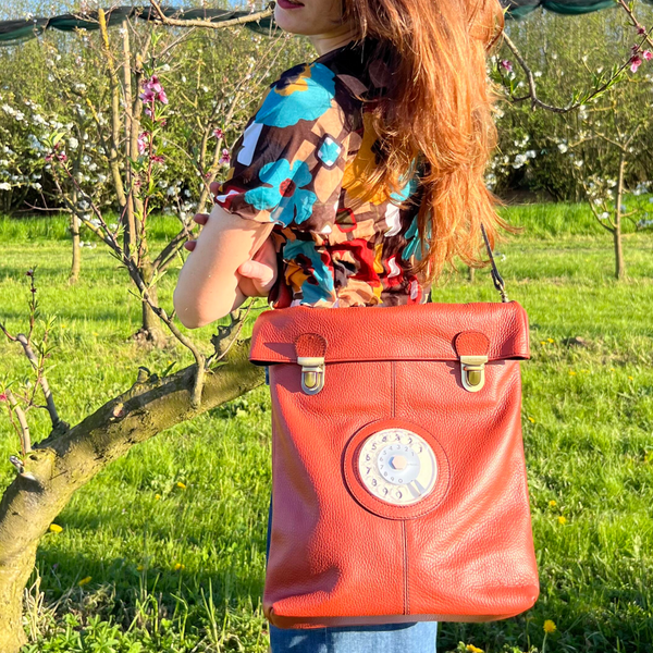 Zaino Flat phone bag cotto