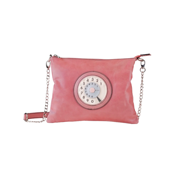 Lucky phone bag silver pink