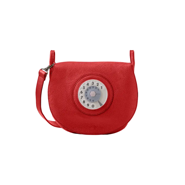 Saddle phone bag rosso